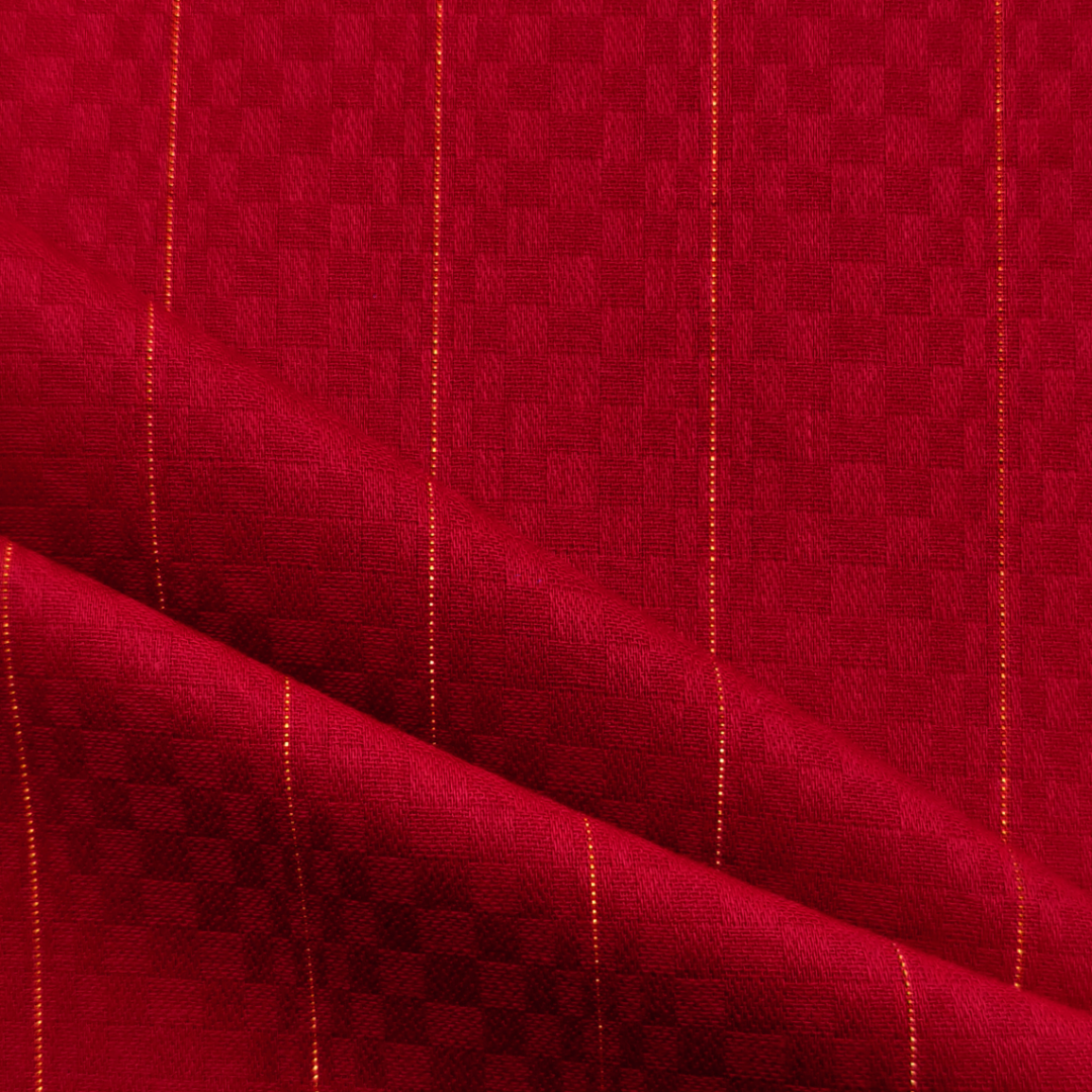 Royal Kurta Fabric - Elegant Ruby